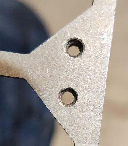FEX fastener from front of panel when main hole not drilled all the way through